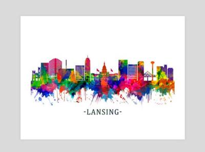 Lansing Abstract Painting