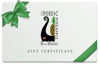 Nordic Pineapple Bed and Breakfast Gift Certificate